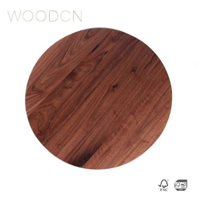 Must pähkel nahast kohvilaud