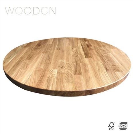Valge tamme täispuidust Butcher Block söögilaud