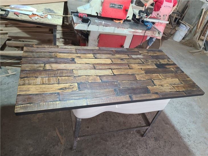 Solid Wood Desk Top For Sale 