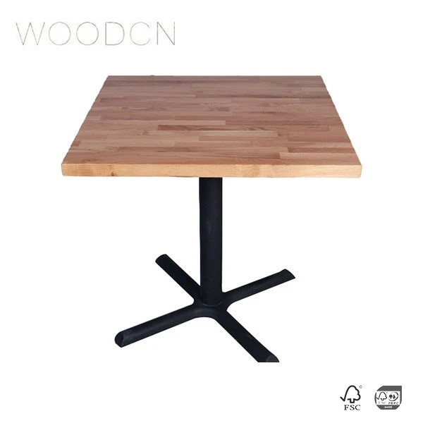 Beech Wood Solid Wood Butcher Block Dining Table