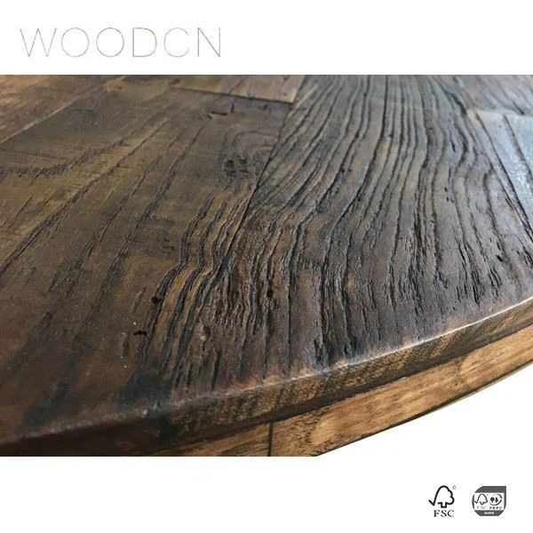 Beech Wood Veneer Dining Table For Restaurant
