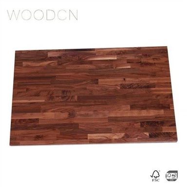 Must pähkel Butcher Block puidust söögilaud