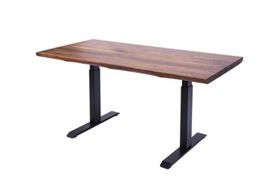 Black Walnut Wood Live Edge kontorilaud