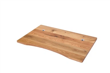 Valge tamme servaga liimitud kontorilaud