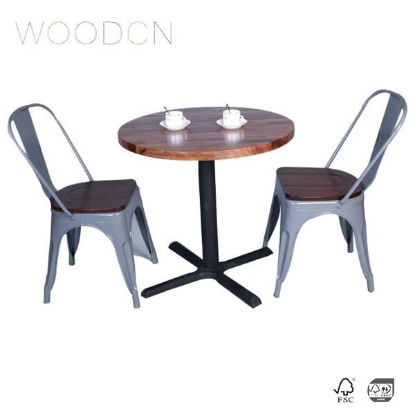 Beech Wood Solid Wood Butcher Block Dining Table