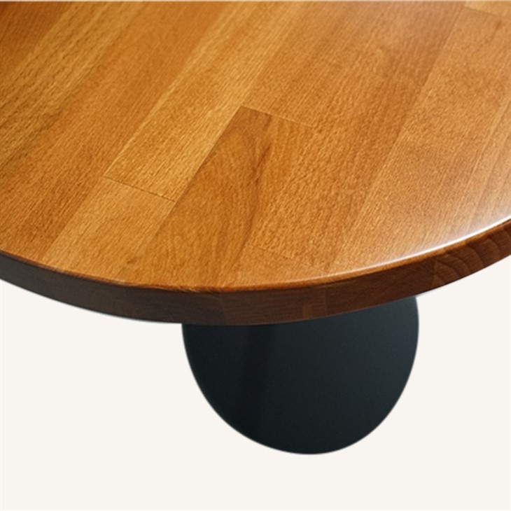 Solid Beech Wood Butcher Block Dining in Cherry Color Manufacturer high quality